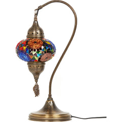 Turkish Stained Glass Hanging Table Lamp for sale