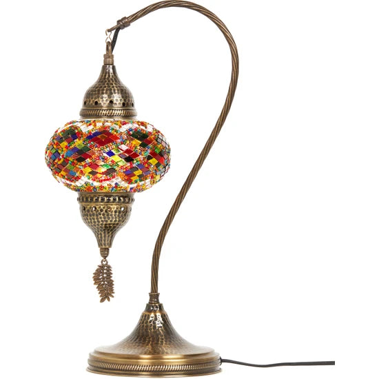 Turkish Stained Glass Hanging Table Lamp