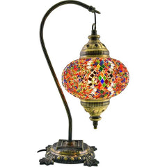 Turkish Stained Glass Hanging Tabletop Lamp for sale