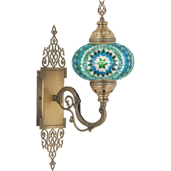 Turkish Stained Glass Lamp for sale