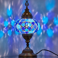 Turkish Stained Glass Mosaic Table Lamp