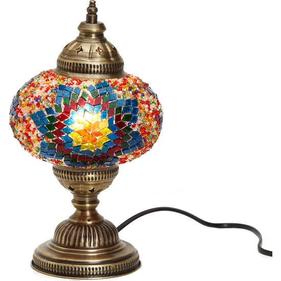 Turkish Stained Glass Mosaic Table Lamp