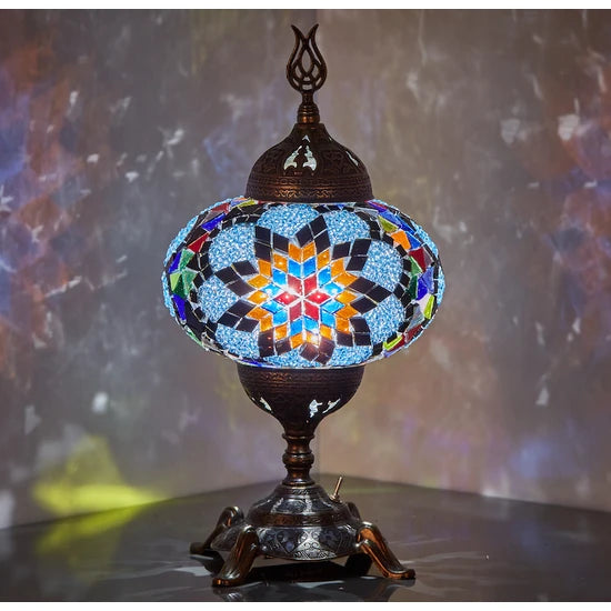 Turkish Stained Glass Table Lamp