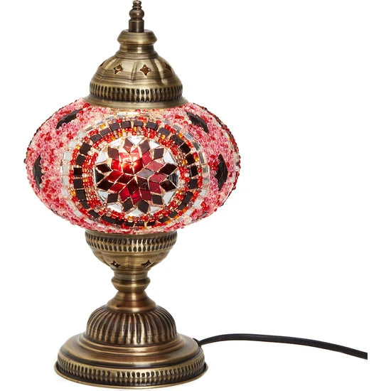 Turkish Stained Glass Tabletop Lamp