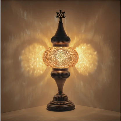 Turkish Stained Glass Tabletop Night Lamp