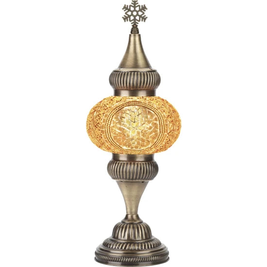 Turkish Stained Glass Tabletop Night Lamp