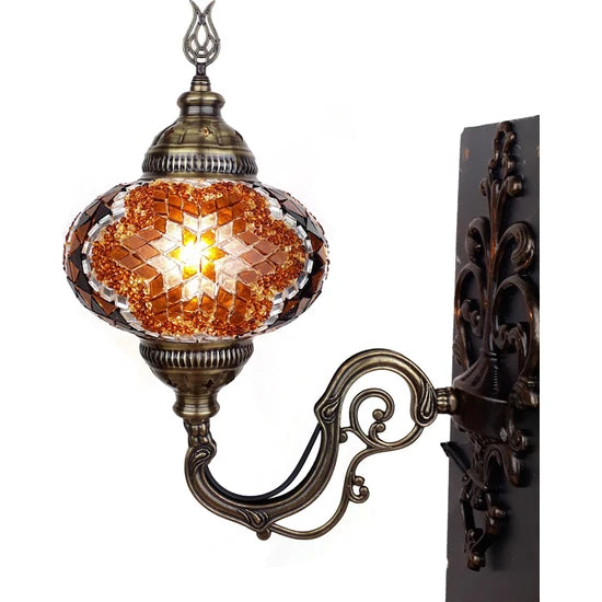 Turkish Traditional Mosaic Wall Lamp Sconce