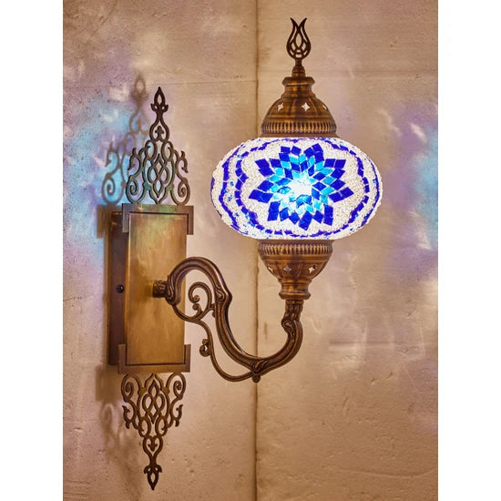 Turkish Wall Lamp Stained Glass