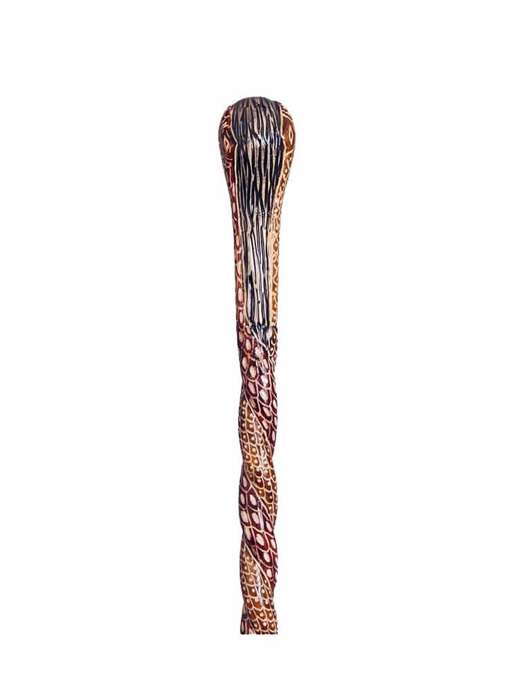 Twisted Knob Handle Walking Stick