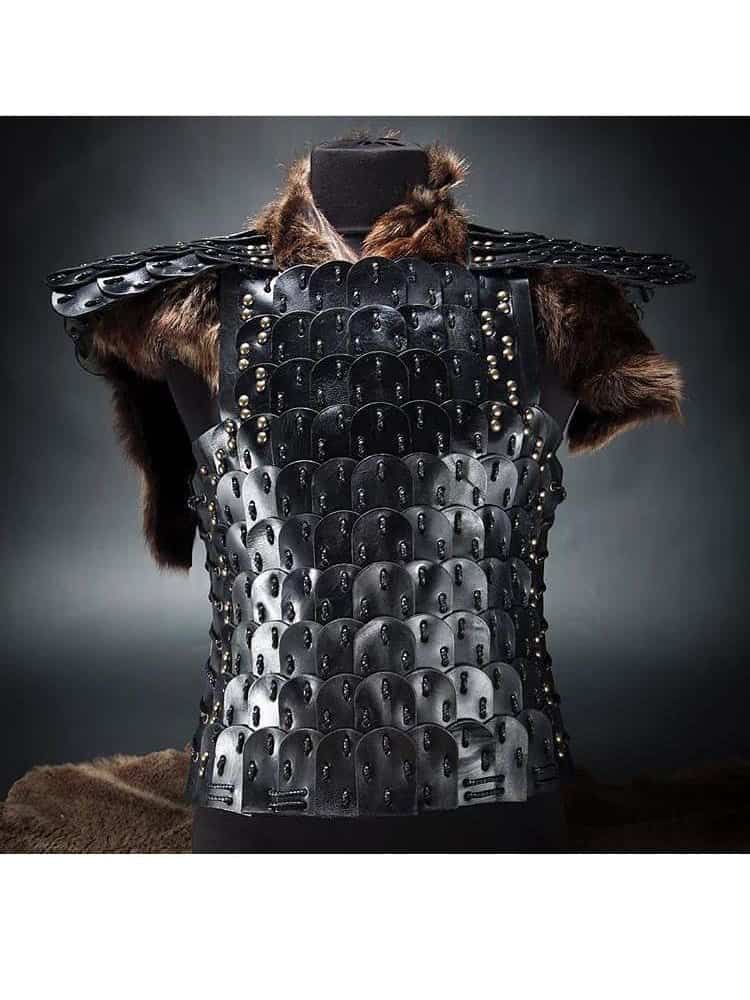 Handmade Leather Armor Black