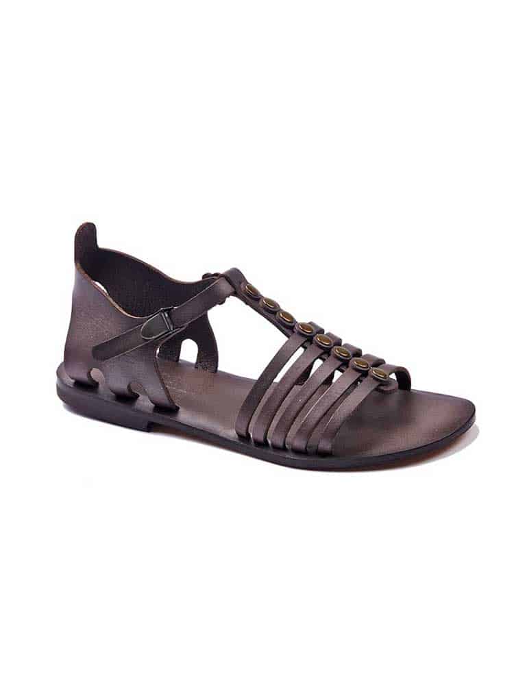 Basic Leather Brown Sandals