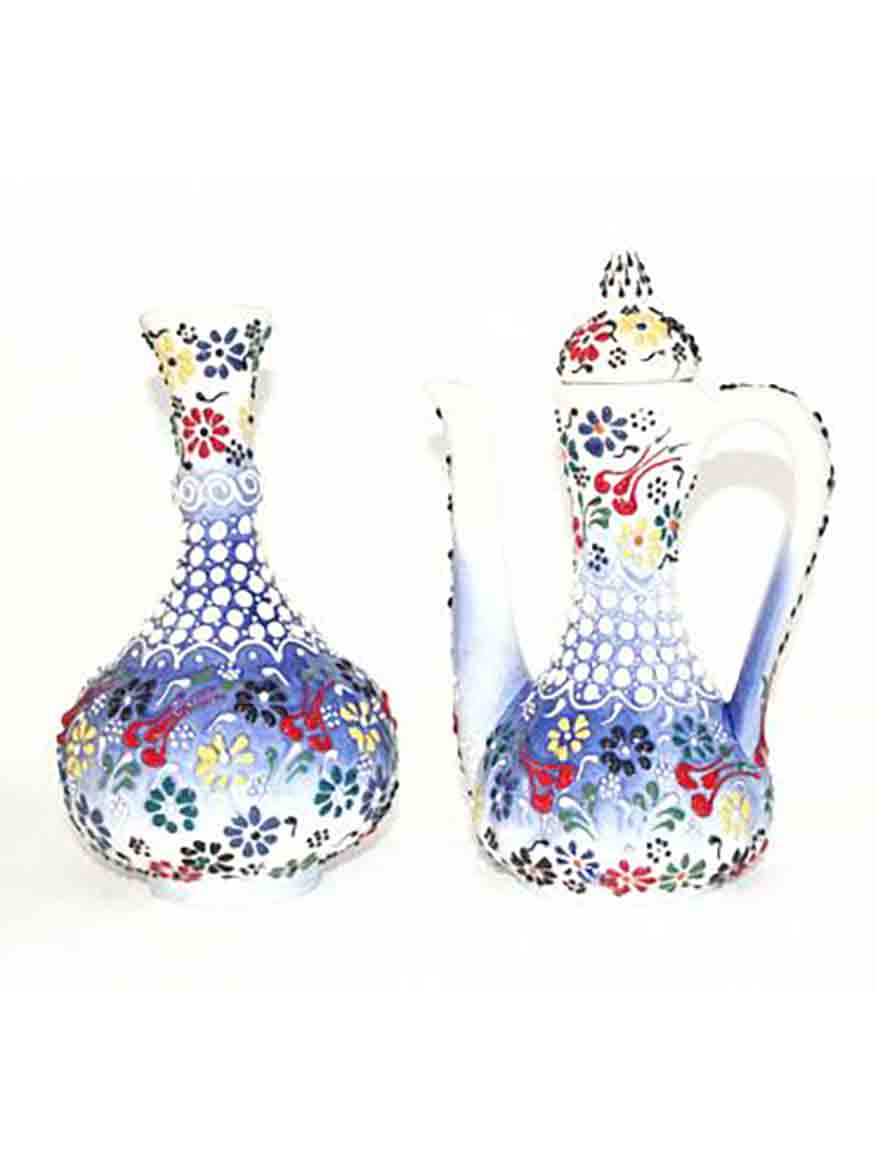 Buy Ceramic Tile Vase Pitcher Set