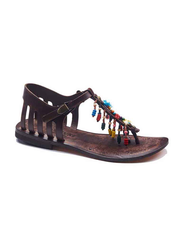 Colorful Leather Sandals