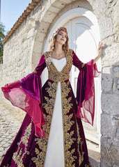 embellished wedding kaftans muslim arabic evening dresses