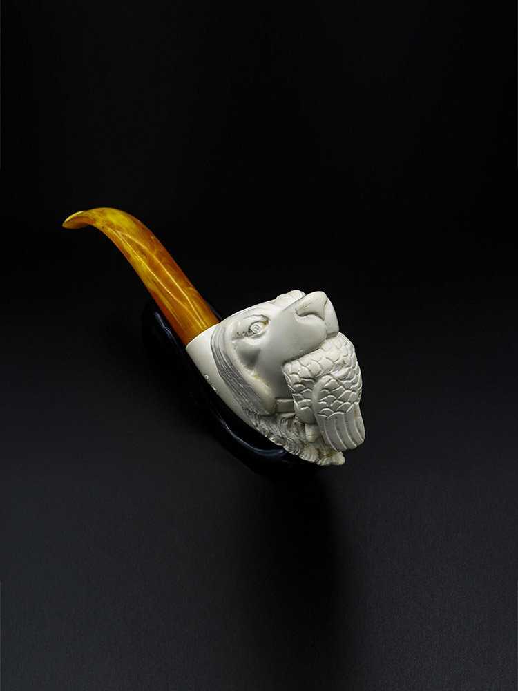 Dog Block Meerschaum Pipe