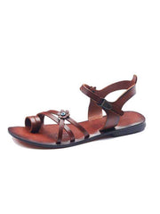 Evil Eye Leather Sandals