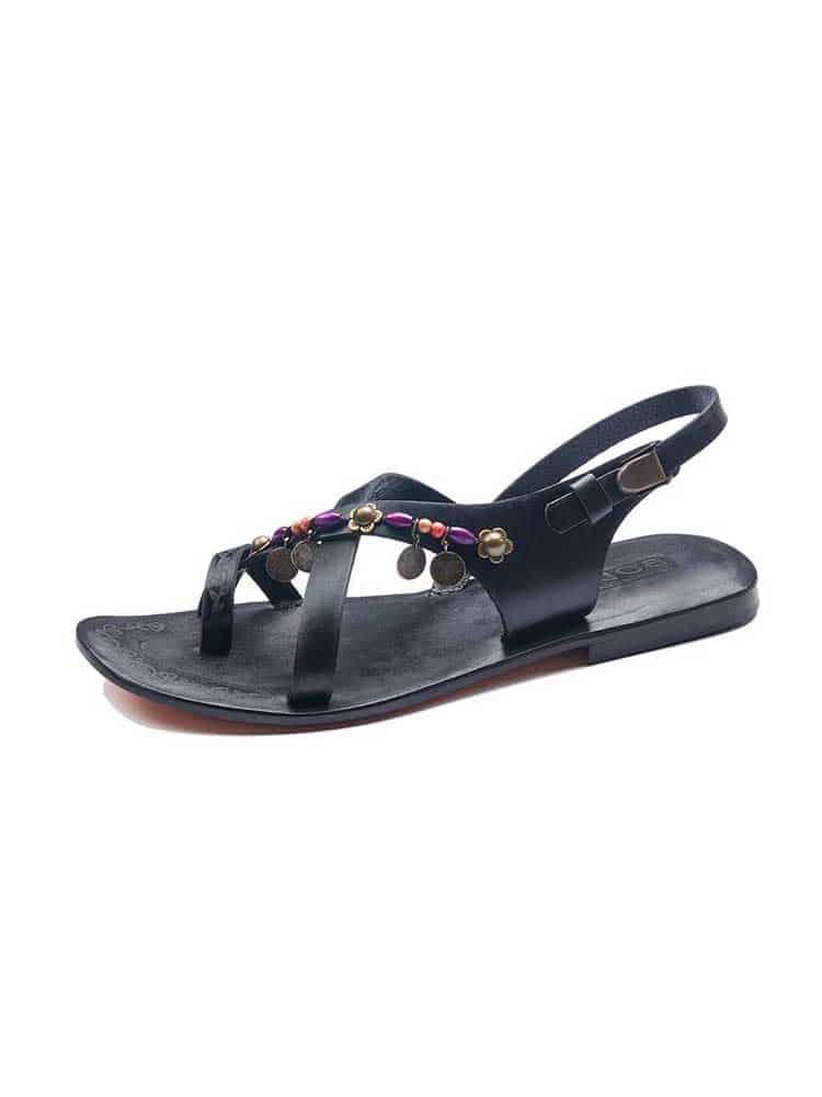 fashionable-leather-sandals