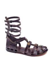 Leather Strapped Gladiator Sandals