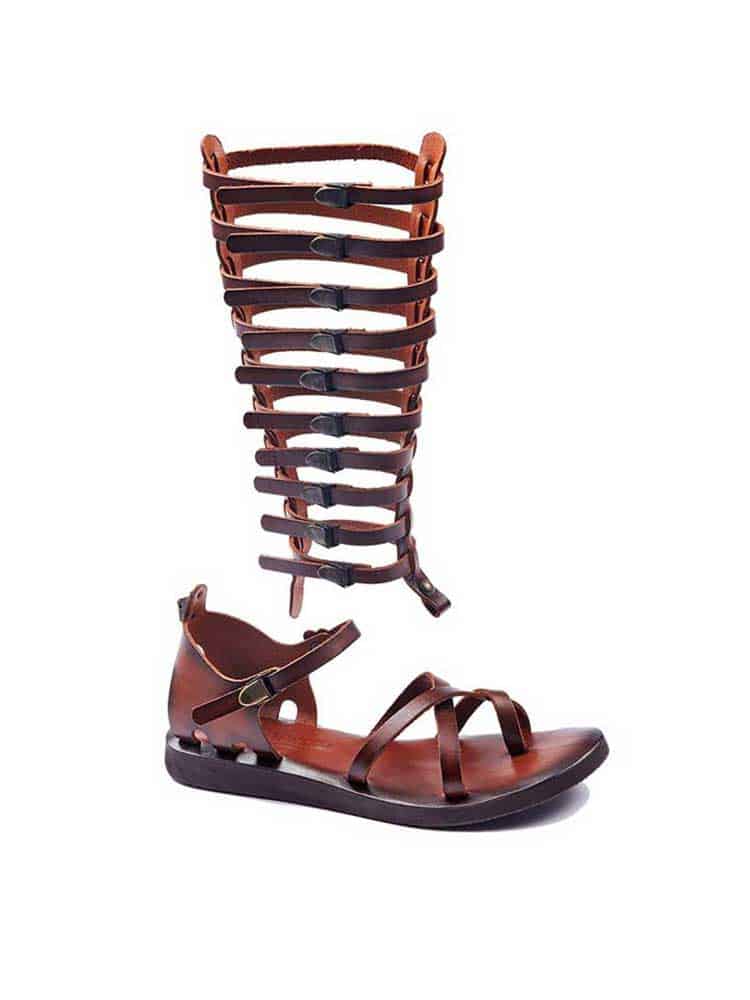 Strapped Toe Thong Gladiator Sandals