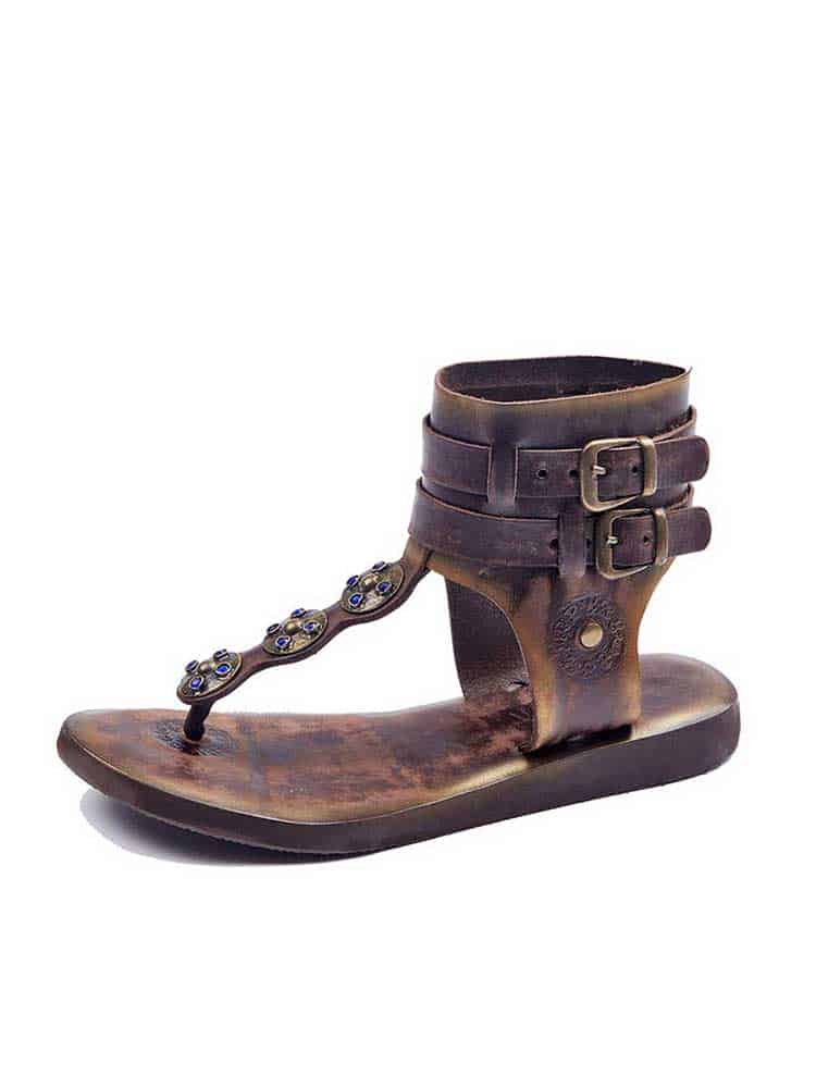 women's handmade leather chic sandals