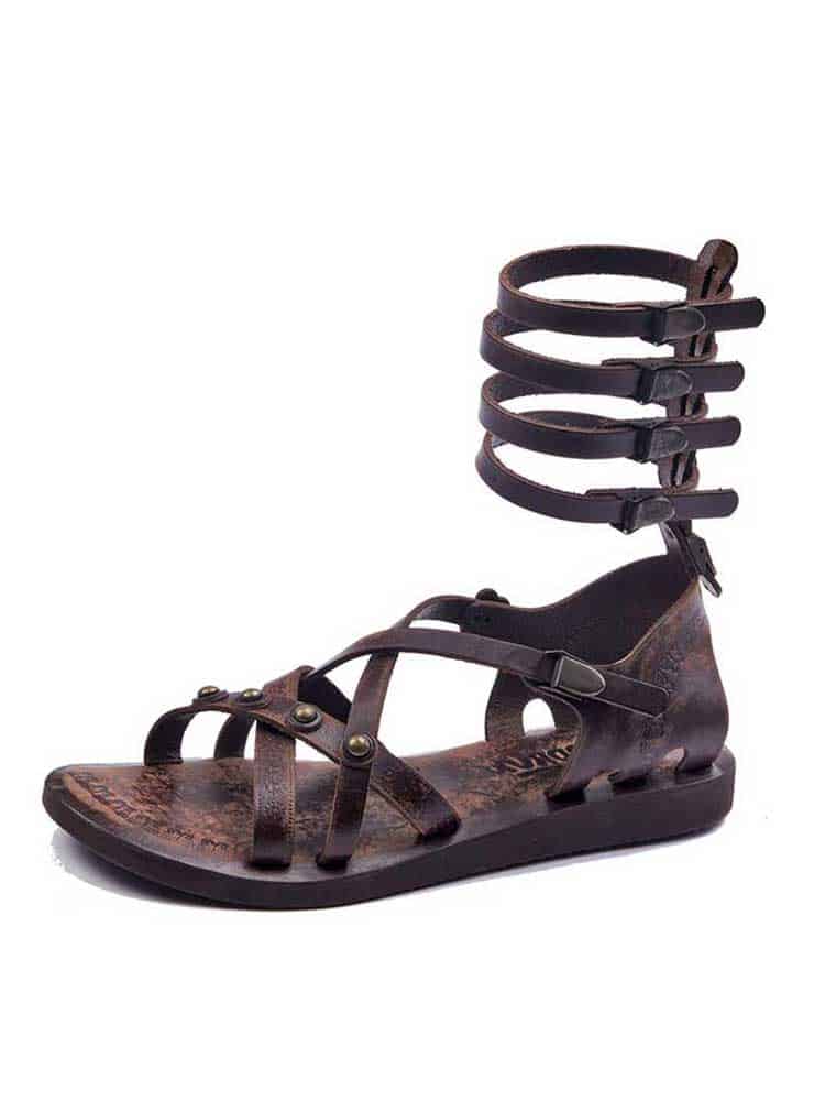 women's handmade leather chic sandals