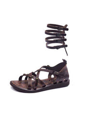 Strapped Gladiator Sandals