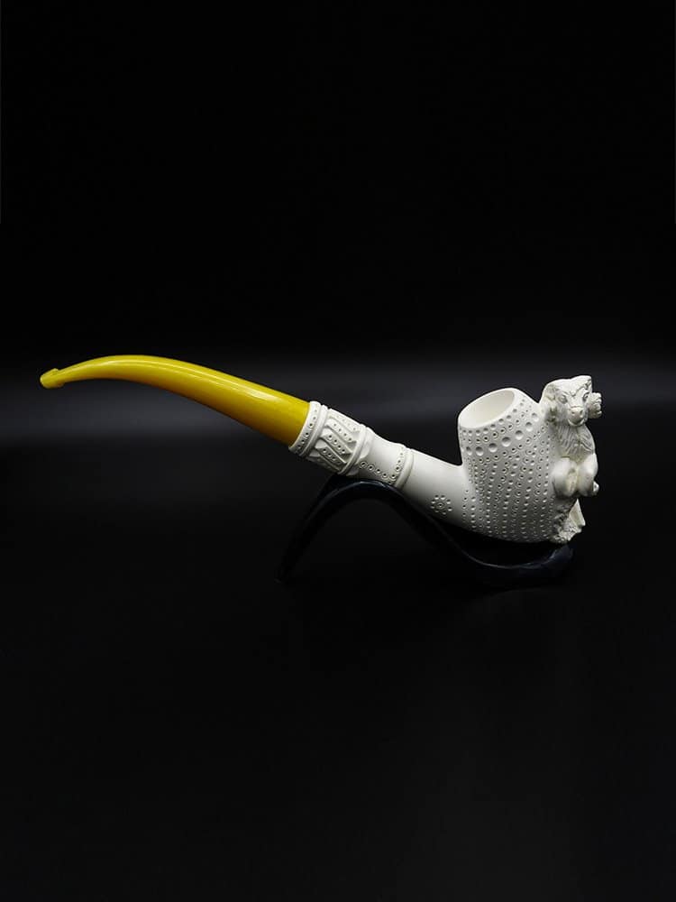 Goat Meerschaum Smoking Pipe