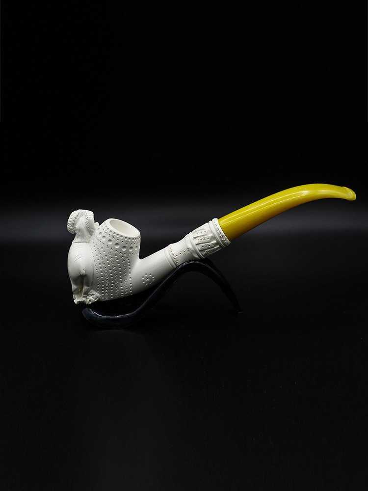 Goat Meerschaum Smoking Pipe