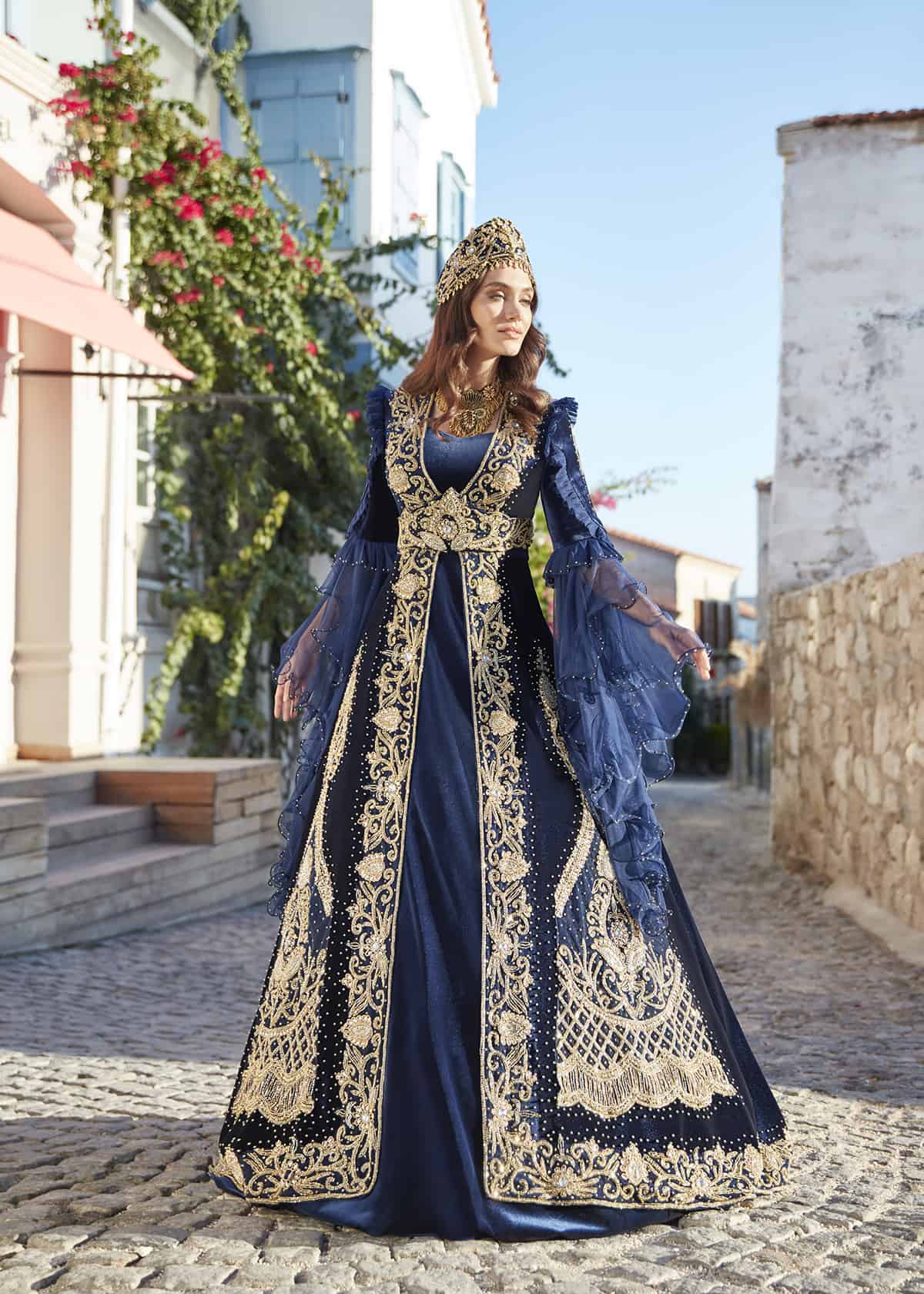 plus size ottoman turkish traditional evening formal dresses