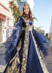 ottoman turkish muslim wedding party dresses for bride