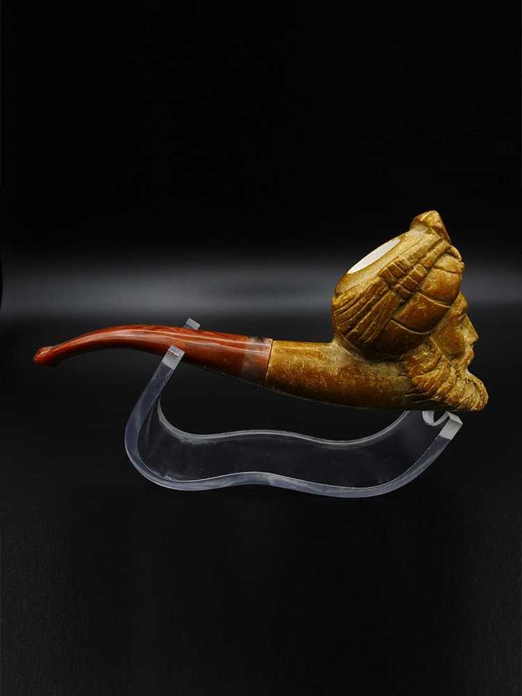 Man Block Meerschaum Pipe