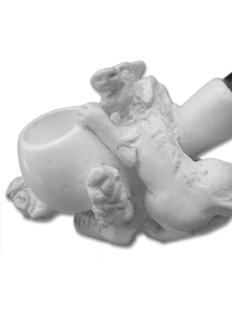 Meerschaum Pipe Animal Attack