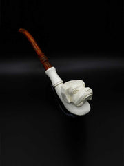 Meerschaum Pipe Dog Head