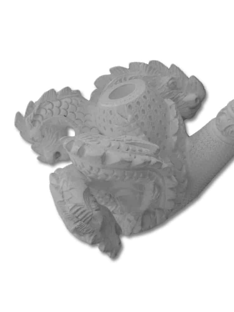 Meerschaum Pipe Dragon Family