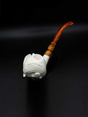 Meerschaum Pipe Dragon Hand Carved