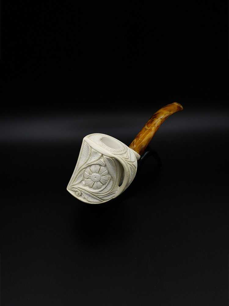 Meerschaum Pipe Floralli Hand Carved