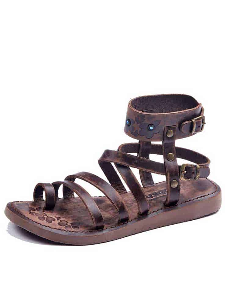 metallic-brown-gladiator-sandals