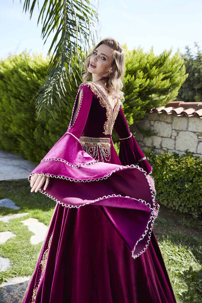 Pinky Caftan Set