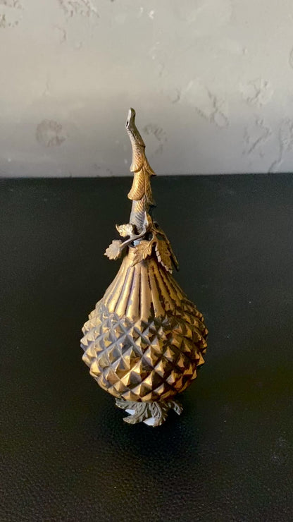 Authentic Hand Hammered Copper Cologne Bottle
