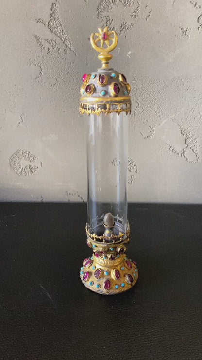 gold plated prophet hair glass case