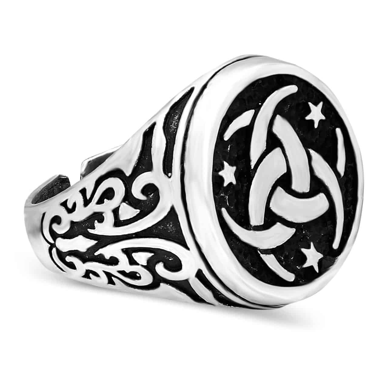 mens stainless steel rings