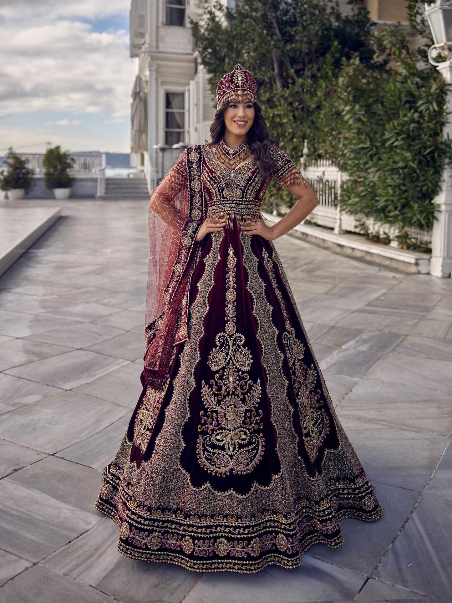Bridal Kaftan Dress - Turkish Henna Dress Bridal Kaftan Dress - Turkish Henna Dress
