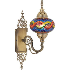 turkish mosaic sconce lamp for sale