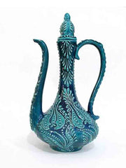 Buy Turquoise Turkish Tile Pitcher